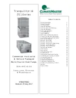 Предварительный просмотр 1 страницы ClimateMaster Tranquility 16 Series Installation Operation & Maintenance