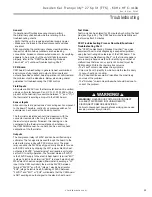 Preview for 41 page of ClimateMaster Tranquility 27 Installation, Operation & Maintenance Instructions Manual