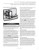 Предварительный просмотр 21 страницы ClimateMaster tranquility 30 Installation, Operation & Maintanance Manual