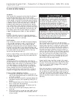 Preview for 4 page of ClimateMaster Tranquility 97B0072N01 Installation, Operation & Maintenance Instructions Manual