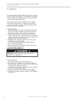 Preview for 8 page of ClimateMaster Tranquility TAC026BM17S Installation, Operation & Maintenance Instructions Manual