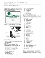 Предварительный просмотр 38 страницы ClimateMaster Trilogy Variable (VE) Series Installation, Operation & Maintenance Instructions Manual