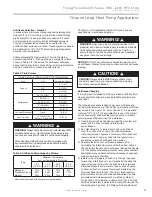 Preview for 21 page of ClimateMaster Trilogy VE 0930 Installation, Operation & Maintenance Instructions Manual