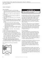Предварительный просмотр 16 страницы ClimateMaster TSL Series Installation Operation & Maintenance