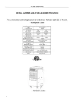 Preview for 2 page of ClimaTemp Portables CPT-12 Operation Manual