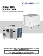 ClimateRight ACH Series Installation Instructions предпросмотр