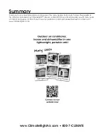 Предварительный просмотр 16 страницы ClimateRight CR-2550 Assembly And Instruction Manual