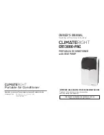 Предварительный просмотр 1 страницы ClimateRight CR13000-PAC Owner'S Manual