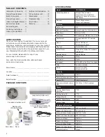 Preview for 2 page of ClimateRight easyair CR12000SACH Owner'S Manual & Installation Manual