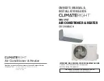 ClimateRight easyair CR12000SACH Owner'S Manual предпросмотр