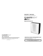 ClimateRight iAirQ450 Owner'S Manual предпросмотр