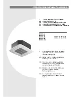 Preview for 1 page of CLIMAVENETA CHD U-2T 1109 Operating And Installation Manual