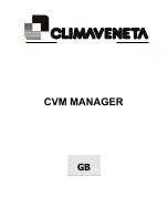 CLIMAVENETA CVM Manager Technical Manual предпросмотр