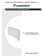 CLIMAVENETA i-LIFE SLIM 102 Installation, User And Maintenance Manual предпросмотр