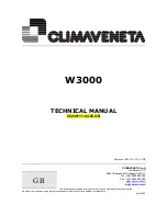 Предварительный просмотр 1 страницы CLIMAVENETA W3000 compact Technical Manual