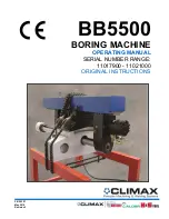 Предварительный просмотр 1 страницы Climax BB5500 Operating Manual