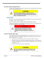 Preview for 20 page of Climax BB7100 Operating Manual