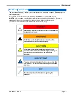 Preview for 5 page of Climax BW1000 Operating Manual