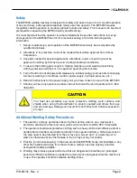 Предварительный просмотр 13 страницы Climax BW5000 Operating Manual