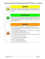 Предварительный просмотр 23 страницы Climax BW5000 Operating Manual