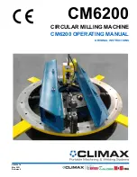 Climax CM6200 Operating Manual предпросмотр