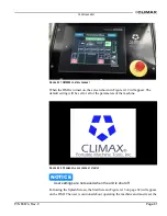 Preview for 79 page of Climax CM6200 Operating Manual