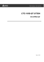 Preview for 1 page of Climax CTC-1052-QT-DT35A User Manual