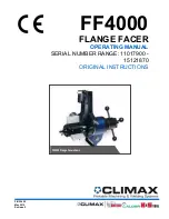 Climax FF4000 Operating Manual preview