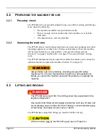 Preview for 34 page of Climax FF5300 Operating Manual