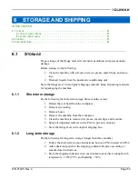 Preview for 65 page of Climax FF5300 Operating Manual