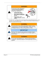 Preview for 24 page of Climax FF7200 Operating Manual