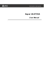 Preview for 1 page of Climax SUPER 32-DT35A User Manual