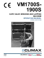 Preview for 1 page of Climax VM1700S Operating Manual