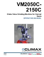 Preview for 1 page of Climax VM2050C Operating Manual