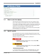 Preview for 13 page of Climax VM2350 Operating Manual