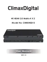 ClimaxDigital CHM0402V3 User Manual предпросмотр