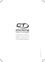 Предварительный просмотр 20 страницы Climbing Technology 119 Series Manual