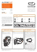 Climbing Technology ALPINE UP 2D651 Manual preview