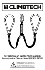 ClimbTech EAL12NC-72Y-C13 Operation And Instruction Manual предпросмотр