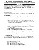 Preview for 2 page of ClimbTech SWY100N-MTU Operation And Instruction Manual