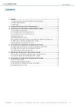 Preview for 2 page of Climecon CLEANMASTER Series Installation, Adjustment, Operating And Maintenance Instructions