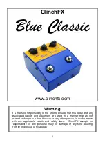 ClinchFX Blue Classic Manual preview