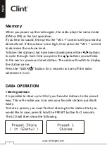 Preview for 8 page of Clint F3 User Manual