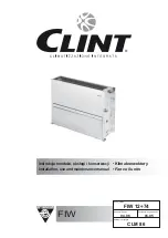 Предварительный просмотр 1 страницы Clint FIW Series Instructions For Installation, Use And Maintenance Manual