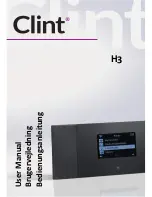 Preview for 1 page of Clint H3 User Manual