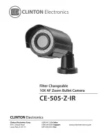 Preview for 1 page of Clinton Electronics CE-505-Z-IR User Manual