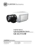 Clinton Electronics CE-CC115-W User Manual предпросмотр