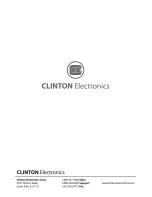 Предварительный просмотр 20 страницы Clinton Electronics CE-CC115-W User Manual