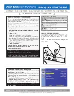 Preview for 1 page of Clinton Electronics CE-M27-HD-B Quick Start Manual