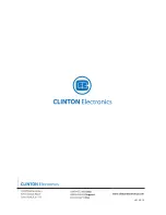 Preview for 22 page of Clinton Electronics CE-PTZ10X User Manual